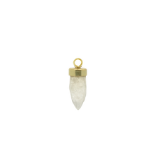 Load image into Gallery viewer, 120 Golden Crystal Stone Pendant