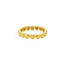 Load image into Gallery viewer, 94 Hearts Ring Gold