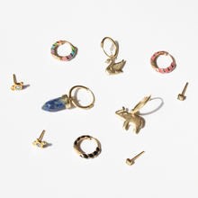 Load image into Gallery viewer, 130 Golden Swan Earring