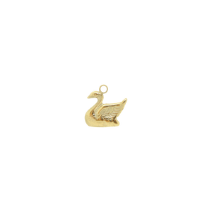 130 Golden Swan Pendant