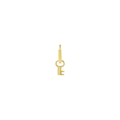#131 Golden Key Earring