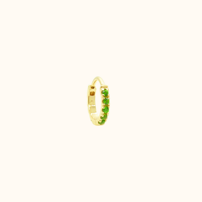capi Eternity Hoop M | Green Di-Chrome