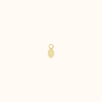 #66 Oval Label Pendant