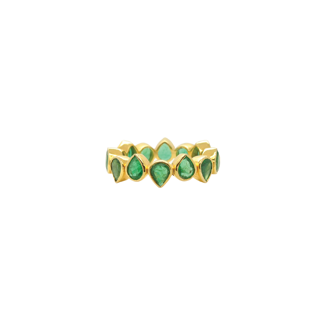 79 Drop Ring Emerald S