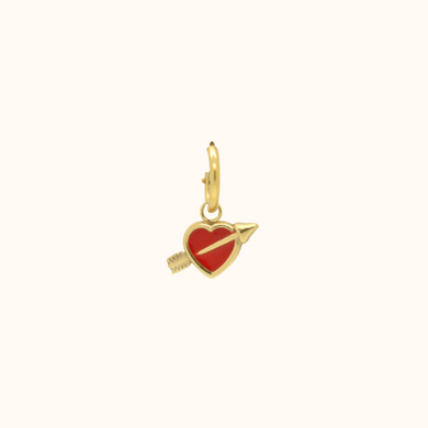 #90 Heart And Arrow Earring
