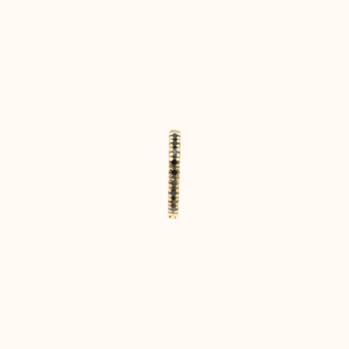 capi Eternity Hoop L | Black Spinel